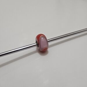 Trollbeads Pink - Red Armadillo